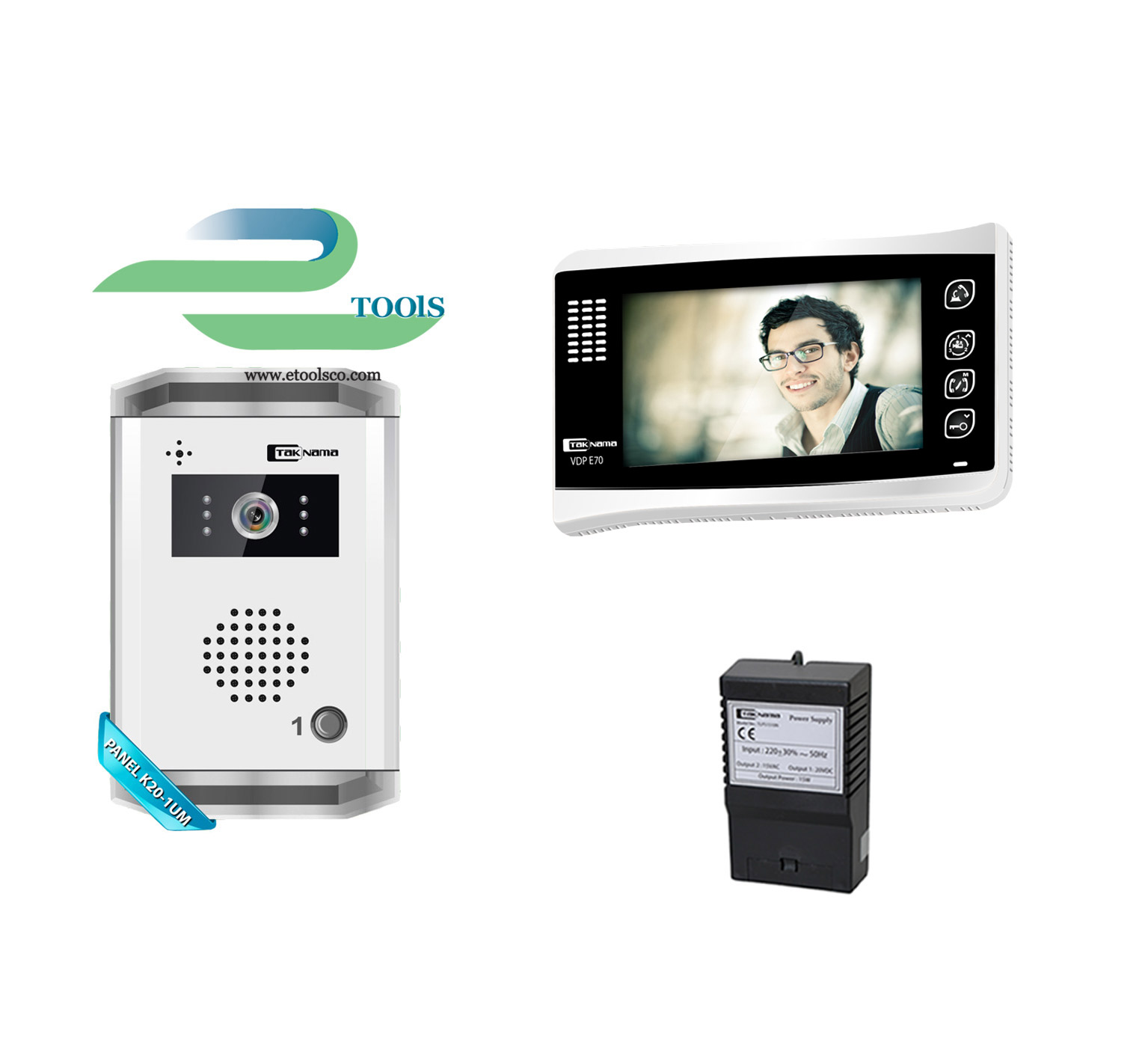 پکیج تک واحدی آیفون تصویری تک نما E70